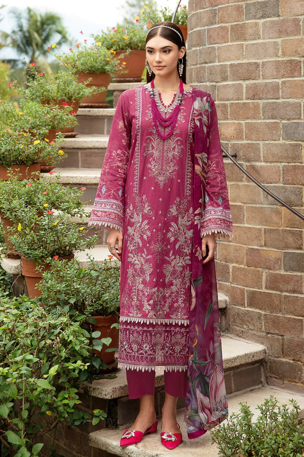 Ramsha | Riwayat Lawn Collection| Y-908 - Aqsa Fabrics