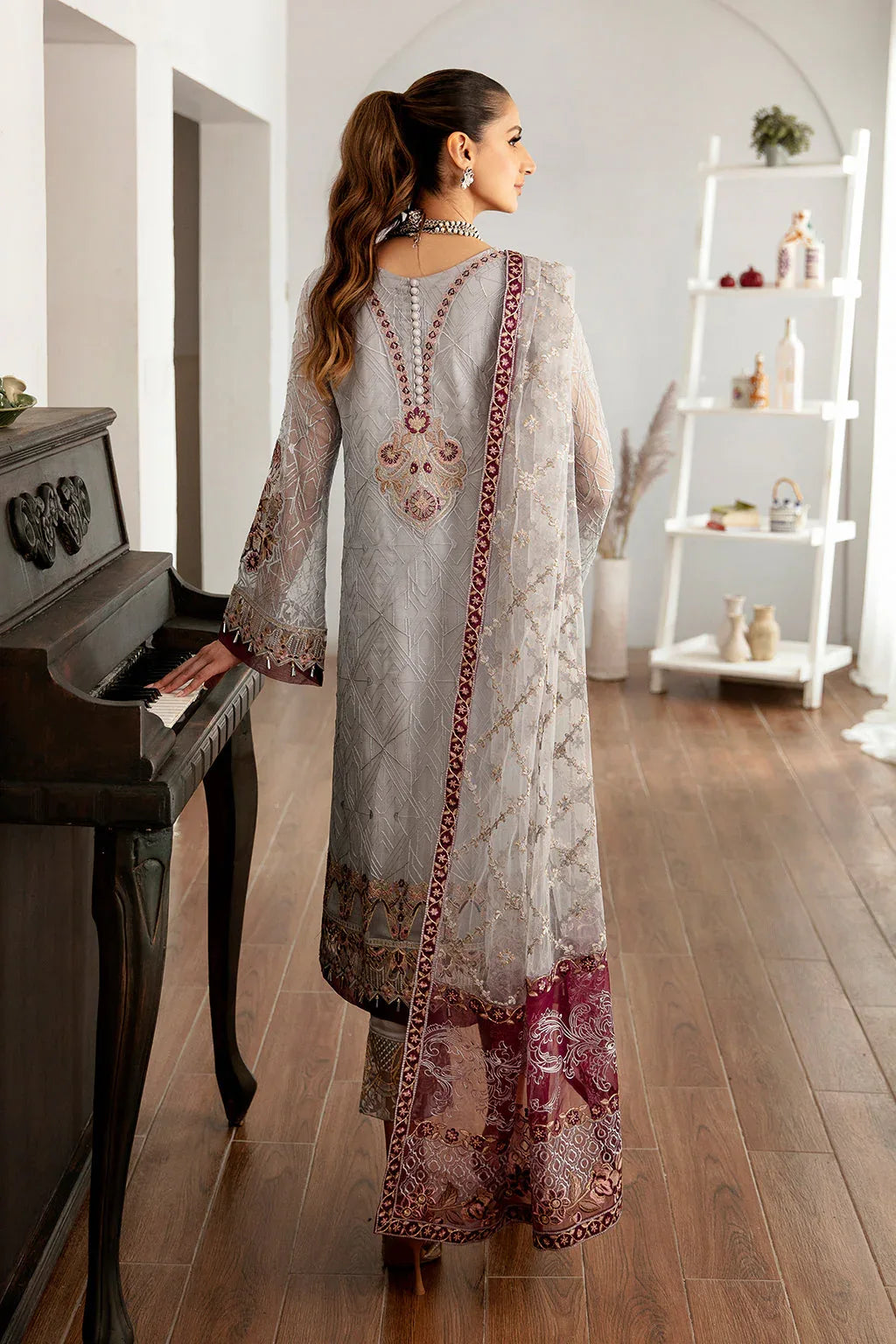 Ramsha | Rangoon Chiffon Collection 24 |D-1109 - Aqsa Fabrics