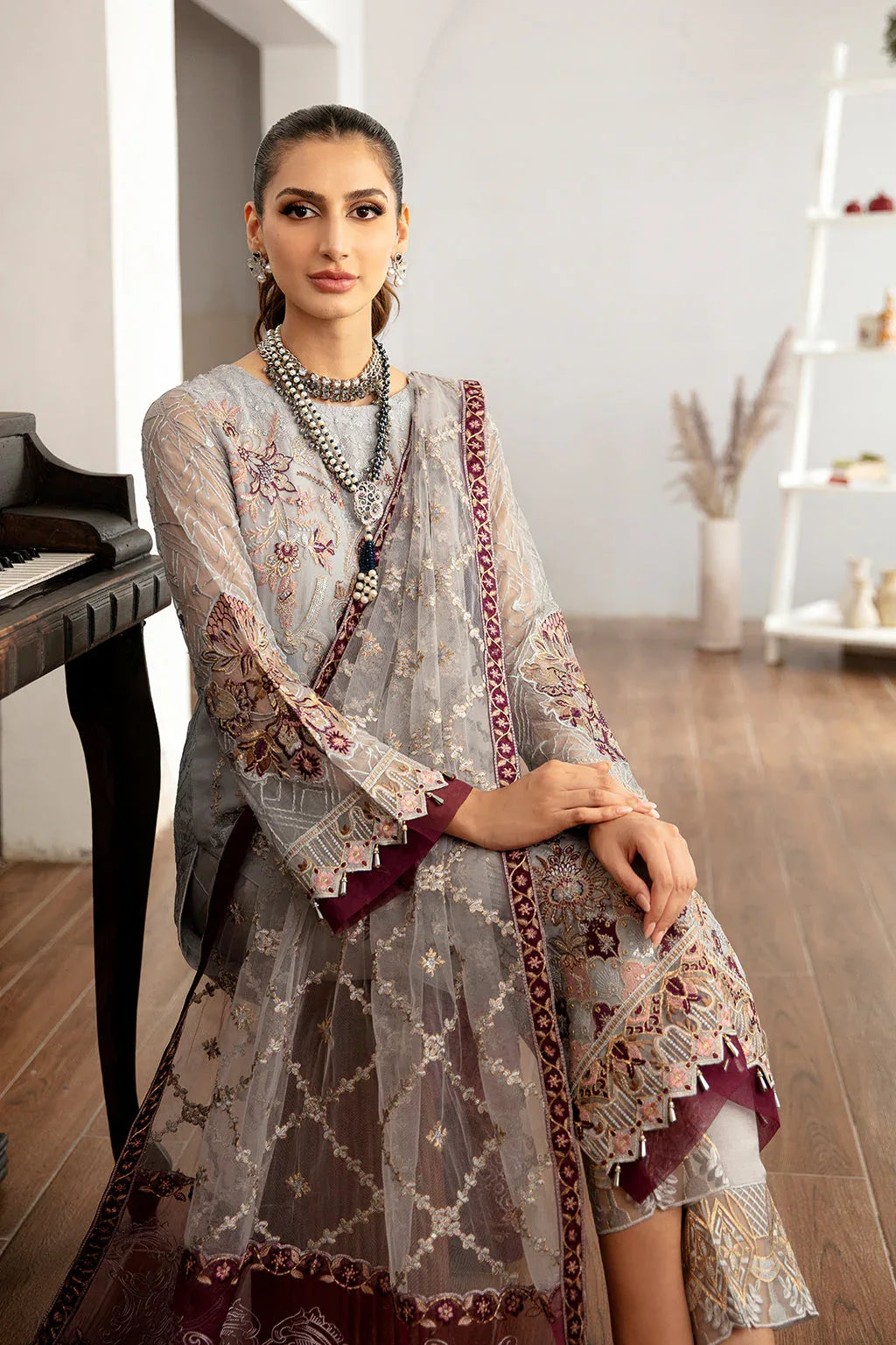 Ramsha | Rangoon Chiffon Collection 24 |D-1109 - Aqsa Fabrics