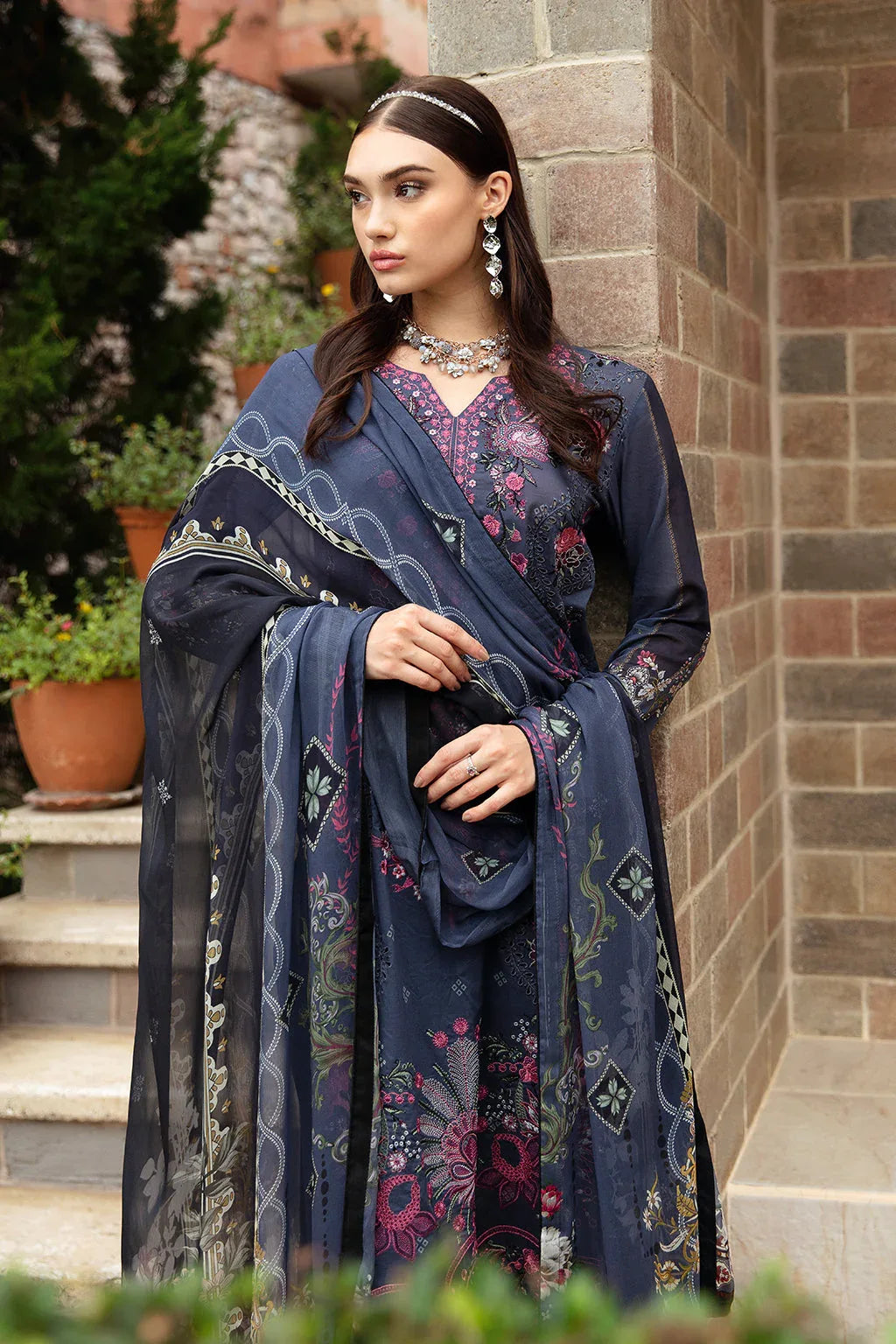 Ramsha | Riwayat Lawn Collection| Y-901 - Aqsa Fabrics