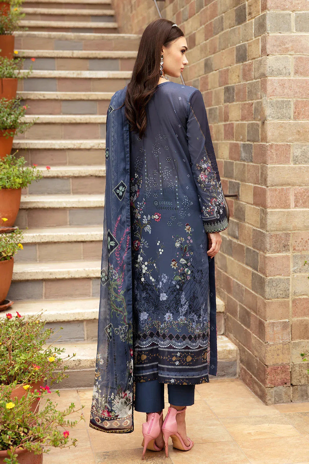Ramsha | Riwayat Lawn Collection| Y-901 - Aqsa Fabrics