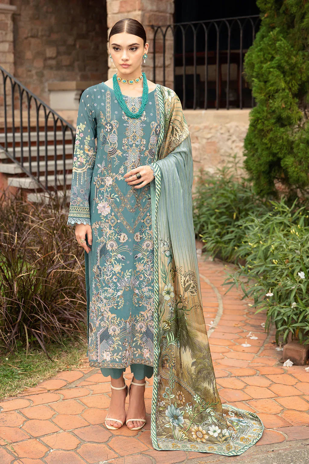 Ramsha | Riwayat Lawn Collection| Y-907 - Aqsa Fabrics