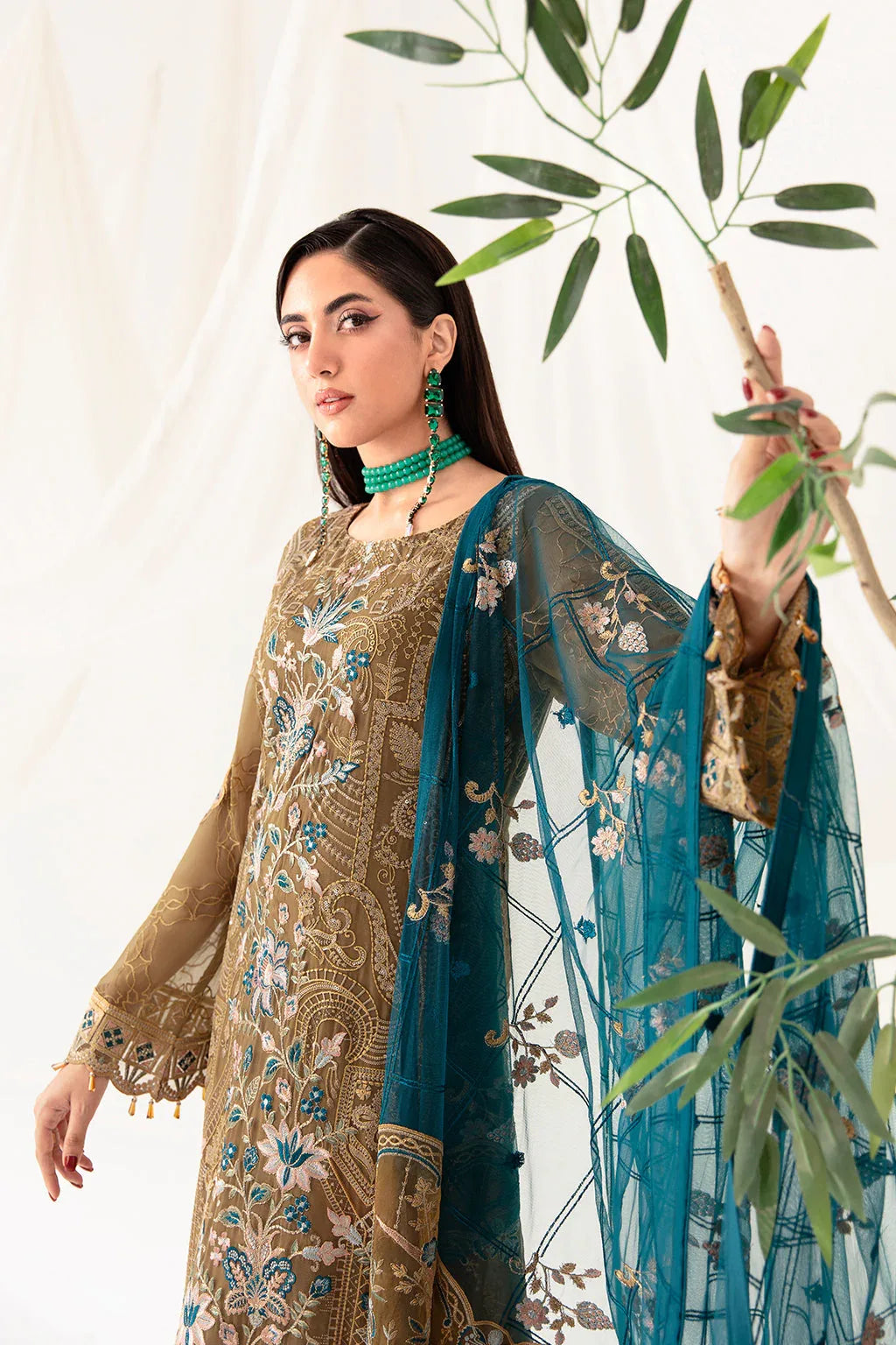 Ramsha | Rangoon Chiffon Collection 24 | D-1012 - Aqsa Fabrics