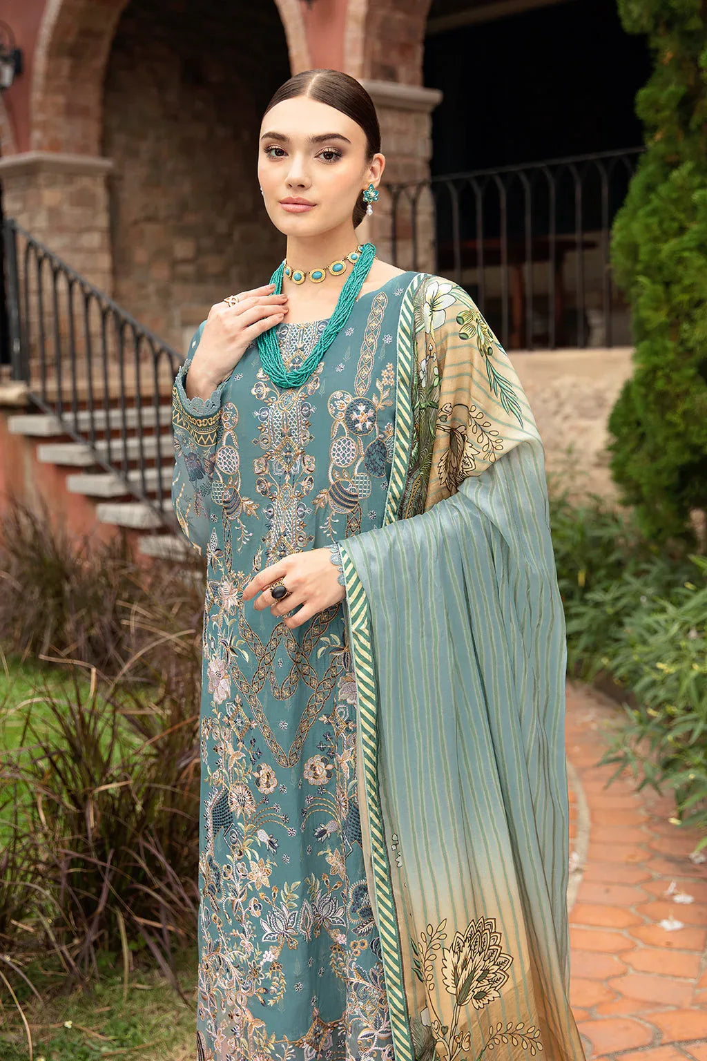 Ramsha | Riwayat Lawn Collection| Y-907 - Aqsa Fabrics