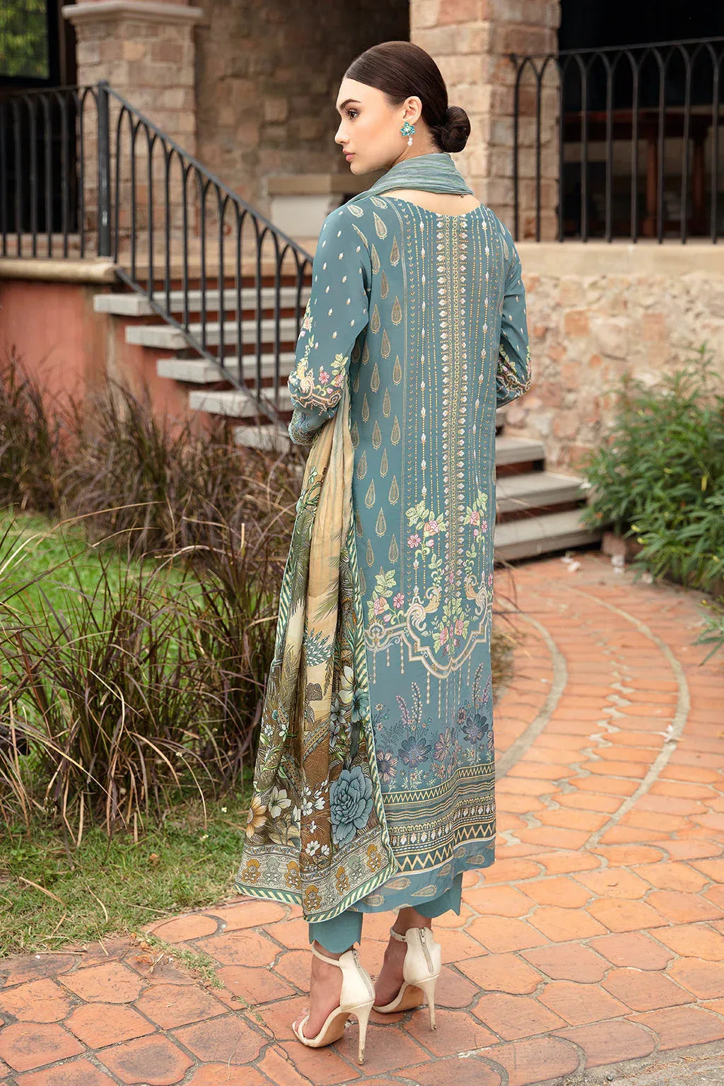 Ramsha | Riwayat Lawn Collection| Y-907 - Aqsa Fabrics
