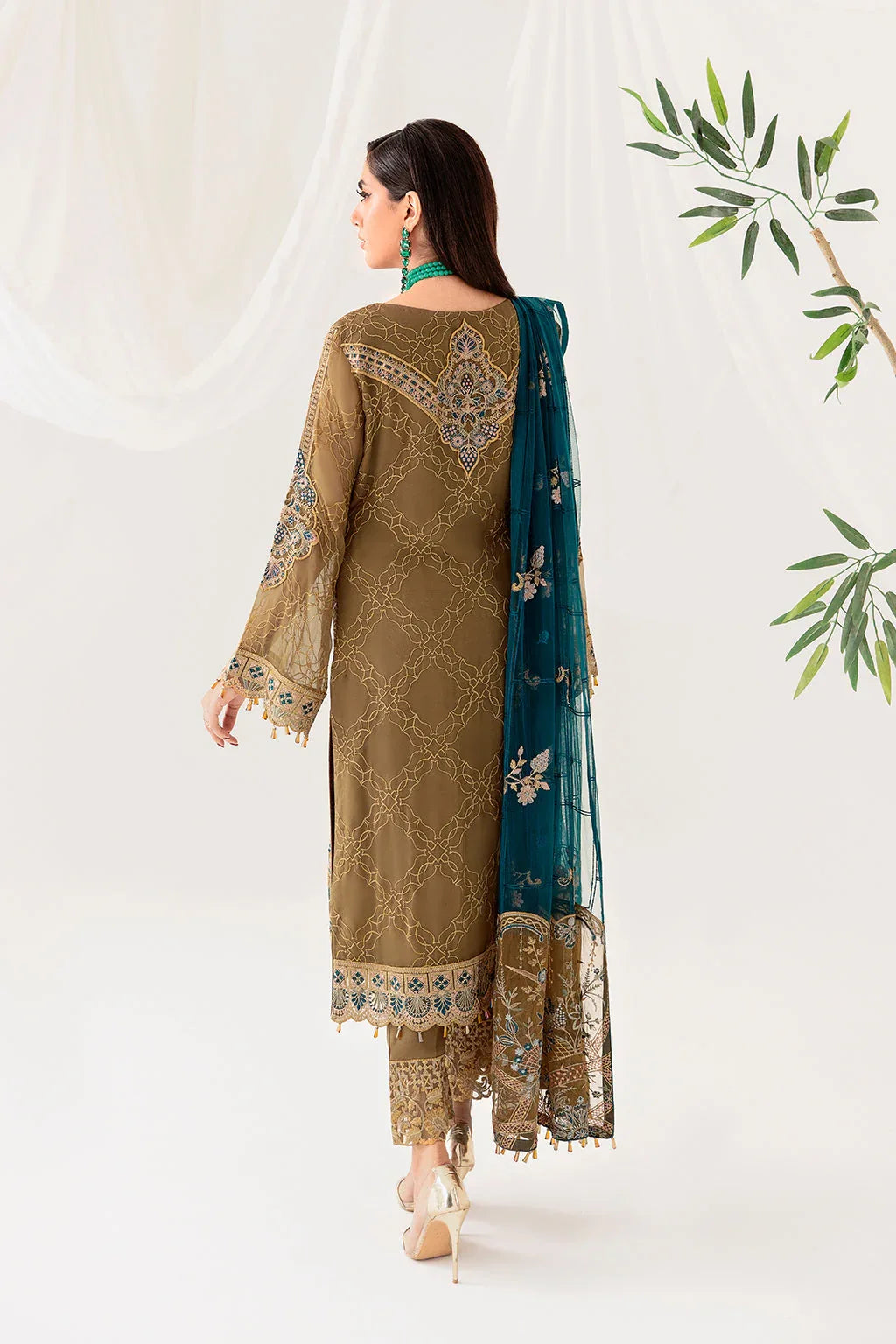 Ramsha | Rangoon Chiffon Collection 24 | D-1012 - Aqsa Fabrics