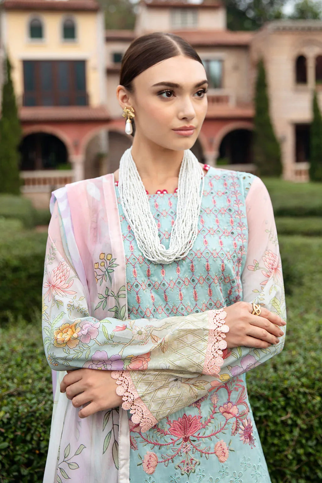 Ramsha | Riwayat Lawn Collection| Y-909 - Aqsa Fabrics