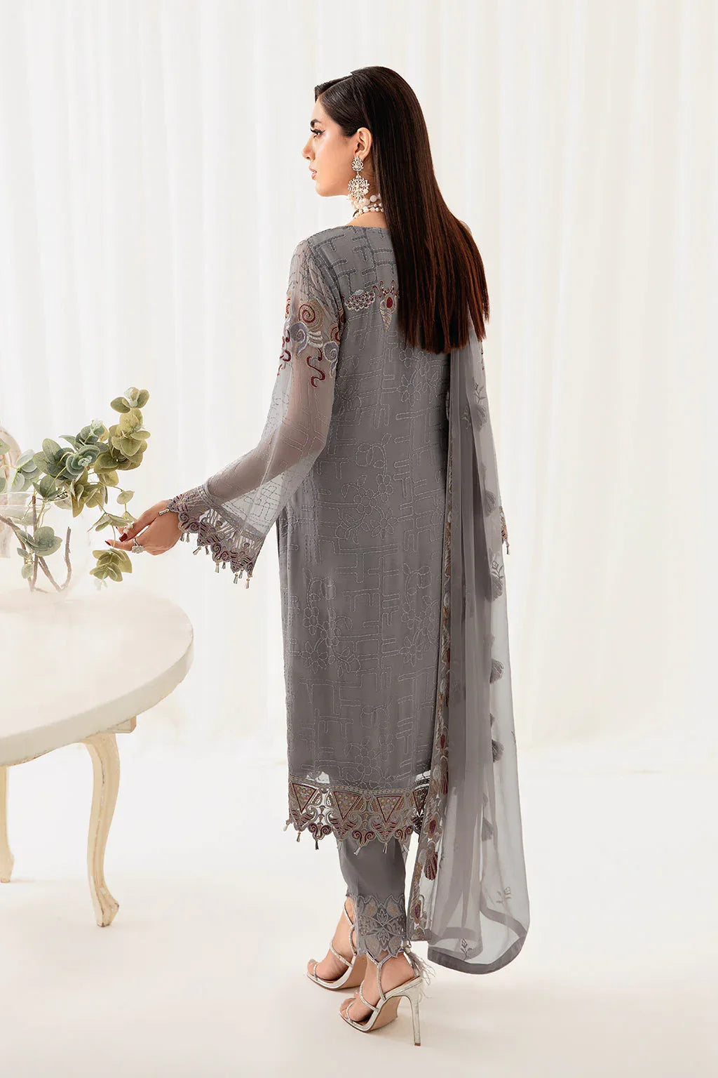 Ramsha | Rangoon Chiffon Collection 24 | D-1006 - Aqsa Fabrics