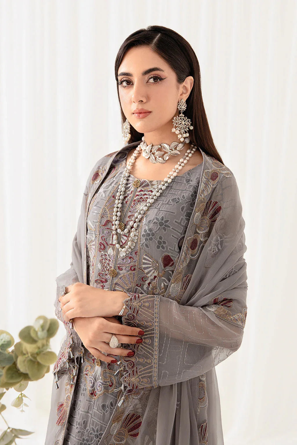Ramsha | Rangoon Chiffon Collection 24 | D-1006 - Aqsa Fabrics