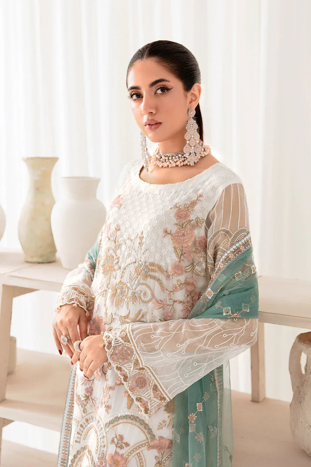 Ramsha | Rangoon Chiffon Collection 24 | D-1005 - Aqsa Fabrics