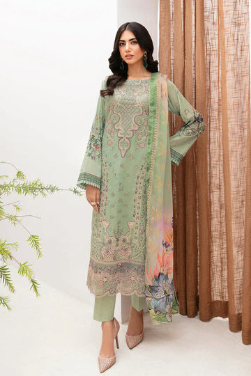 Ramsha | Mashaal Luxury Lawn | L-1101 - Aqsa Fabrics