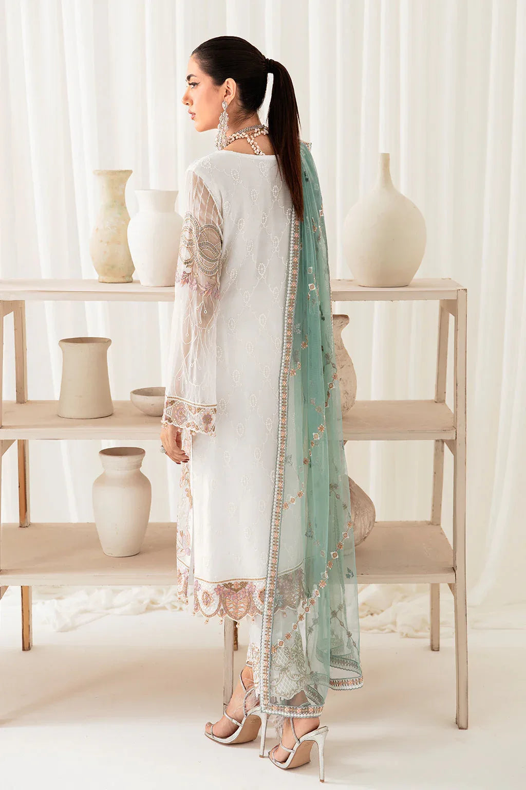 Ramsha | Rangoon Chiffon Collection 24 | D-1005 - Aqsa Fabrics