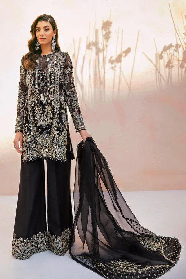 Soraya | Amelia Luxury Formals | Ebony - Aqsa Fabrics