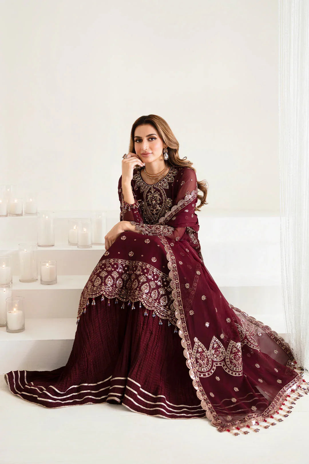Alizeh | Reena Wedding Edits | AF-HM-4009-MEADOW - Aqsa Fabrics