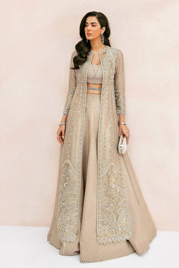 Soraya | Amelia Luxury Formals | Sepia - Aqsa Fabrics