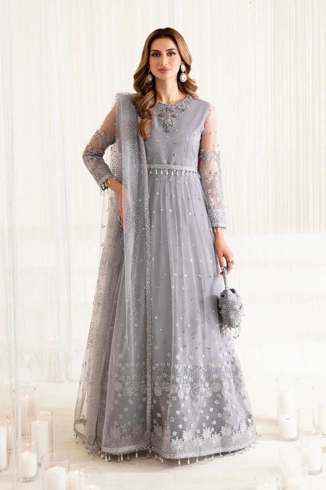 Alizeh | Reena Wedding Edits | AF-HM-4018-DARCY - Aqsa Fabrics