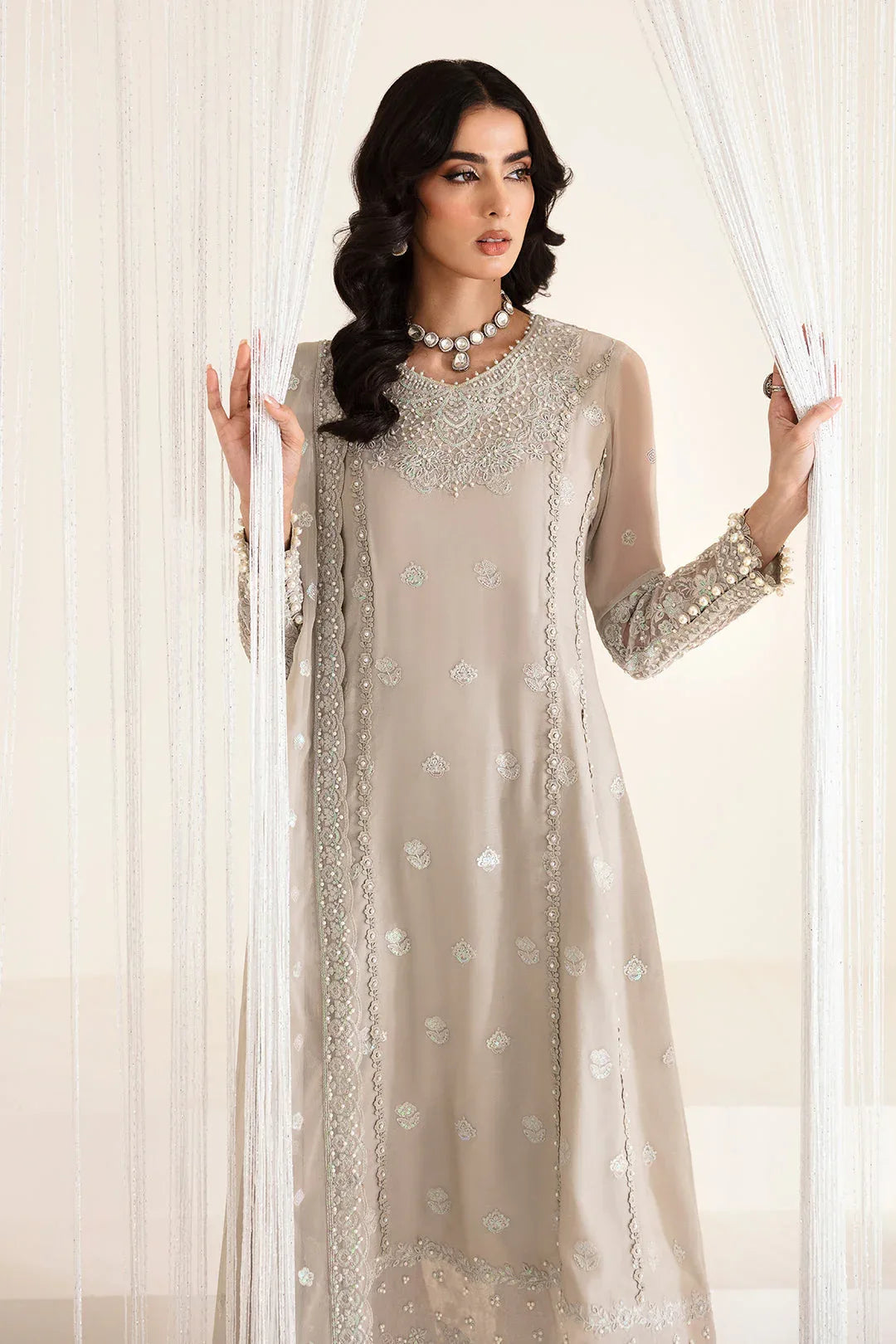 Alizeh | Reena Wedding Edits | AF-HM-4015-MOSAIC - Aqsa Fabrics