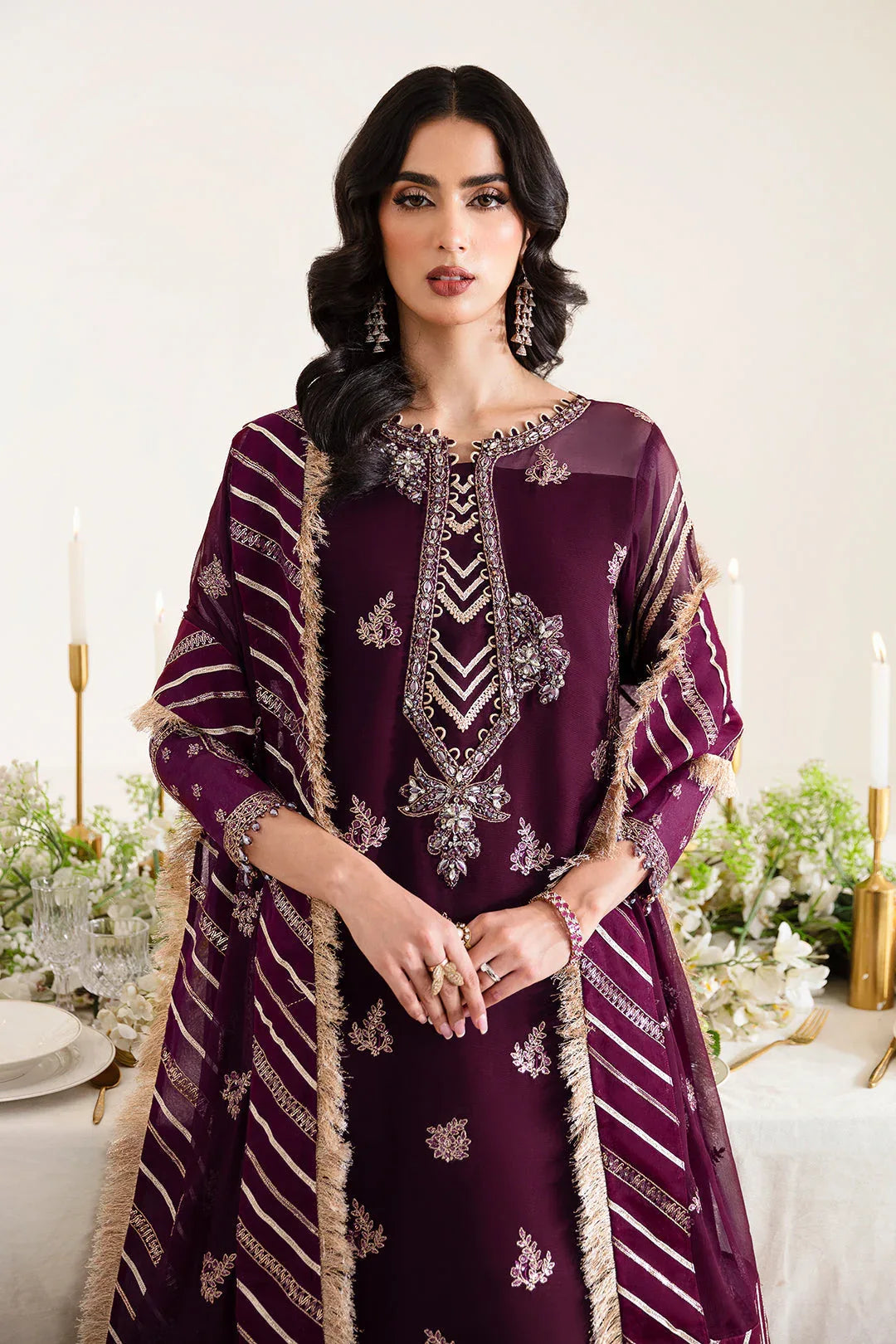 Alizeh | Reena Wedding Edits | AF-HM-4019-LAUREL - Aqsa Fabrics