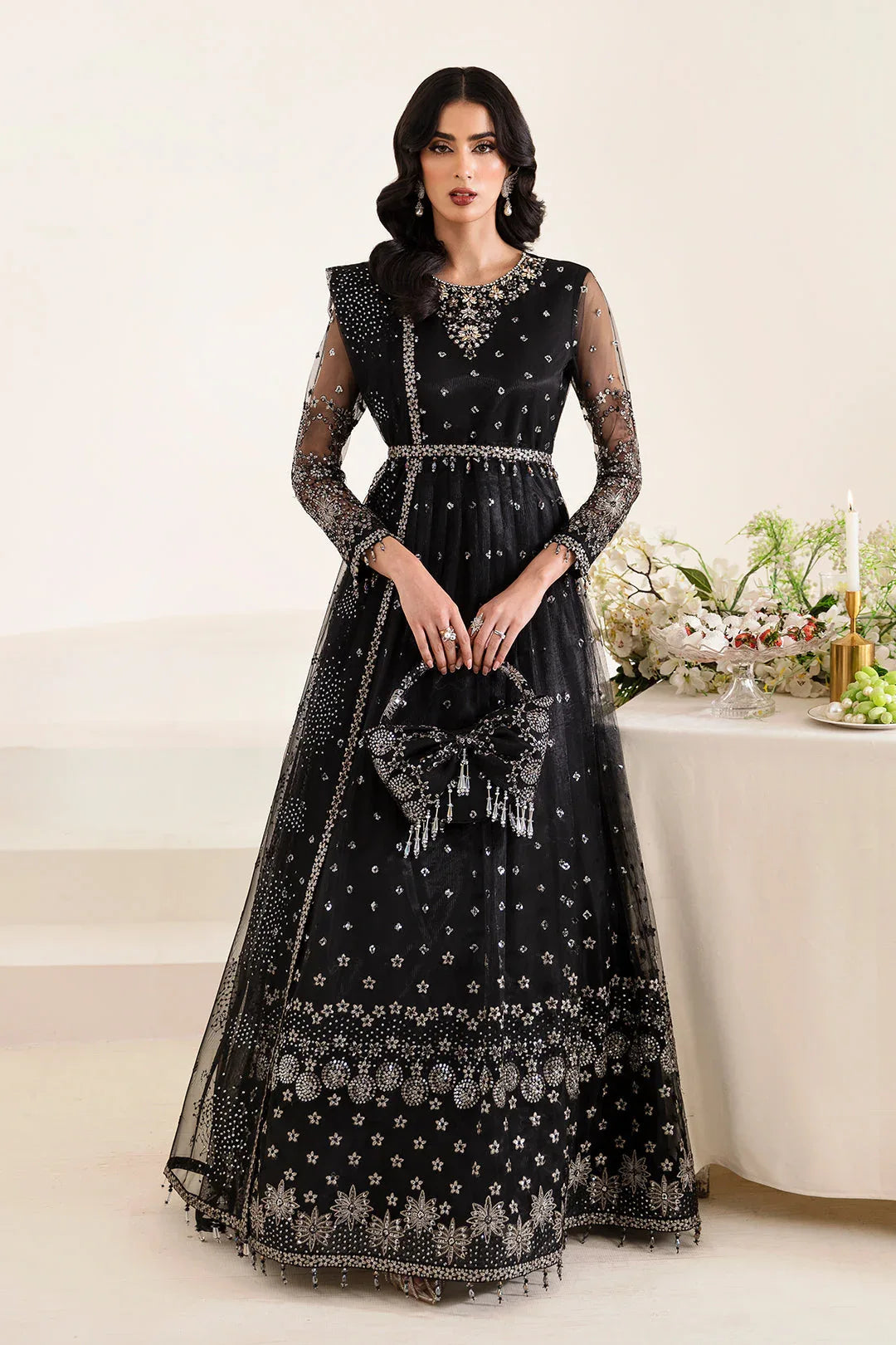 Alizeh | Reena Wedding Edits | AF-HM-4017-LUCENT - Aqsa Fabrics