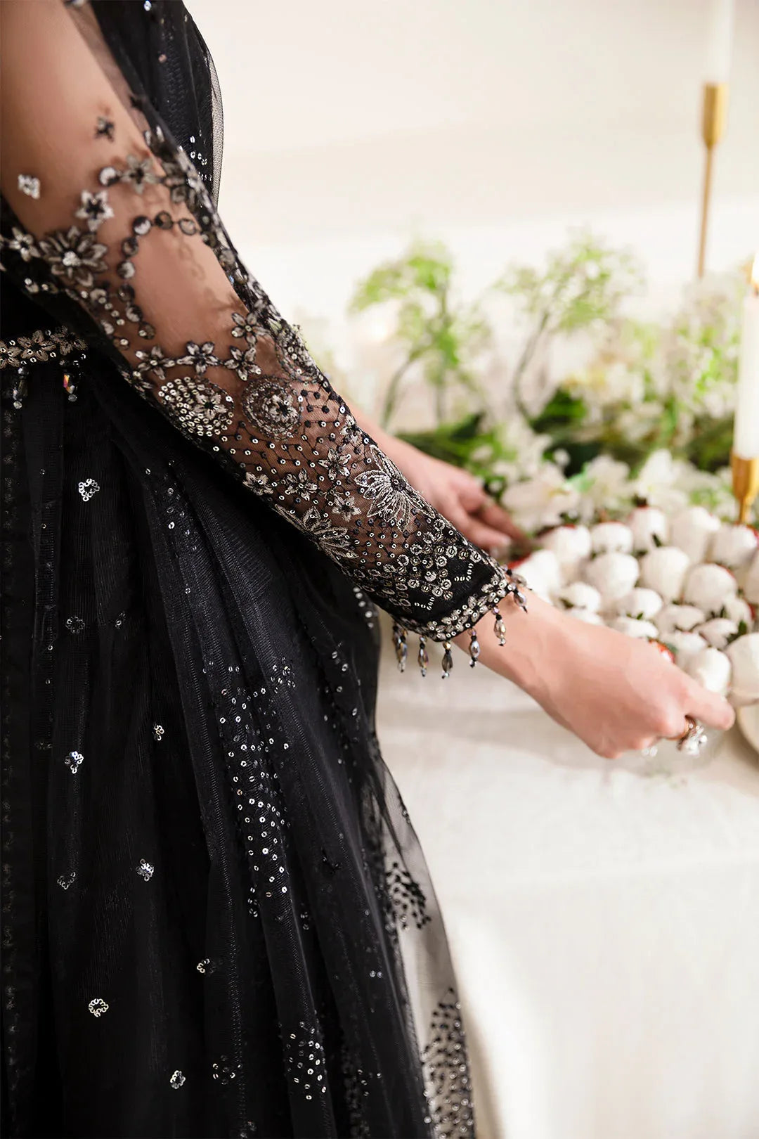 Alizeh | Reena Wedding Edits | AF-HM-4017-LUCENT - Aqsa Fabrics