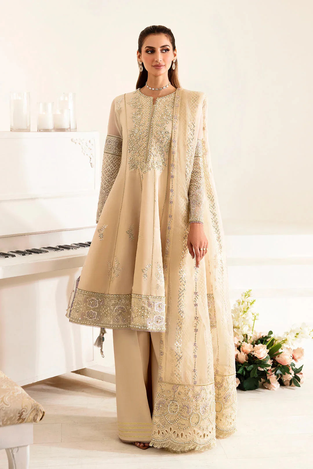 Alizeh | Reena Wedding Edits | AF-HM-4011-DENIS - Aqsa Fabrics