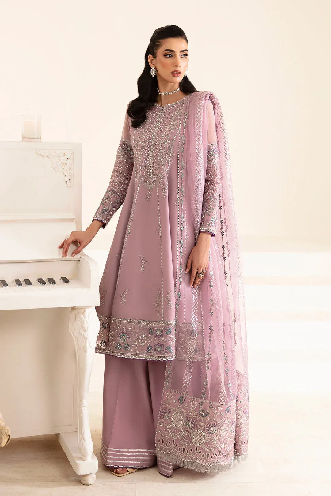 Alizeh | Reena Wedding Edits | AF-HM-4012-VIERA - Aqsa Fabrics