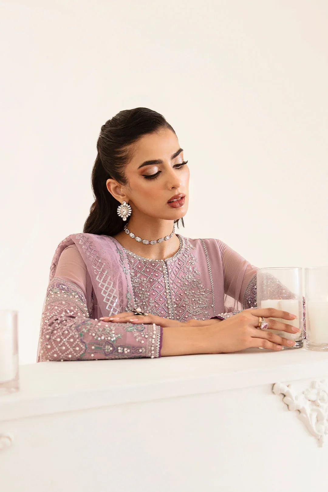 Alizeh | Reena Wedding Edits | AF-HM-4012-VIERA - Aqsa Fabrics