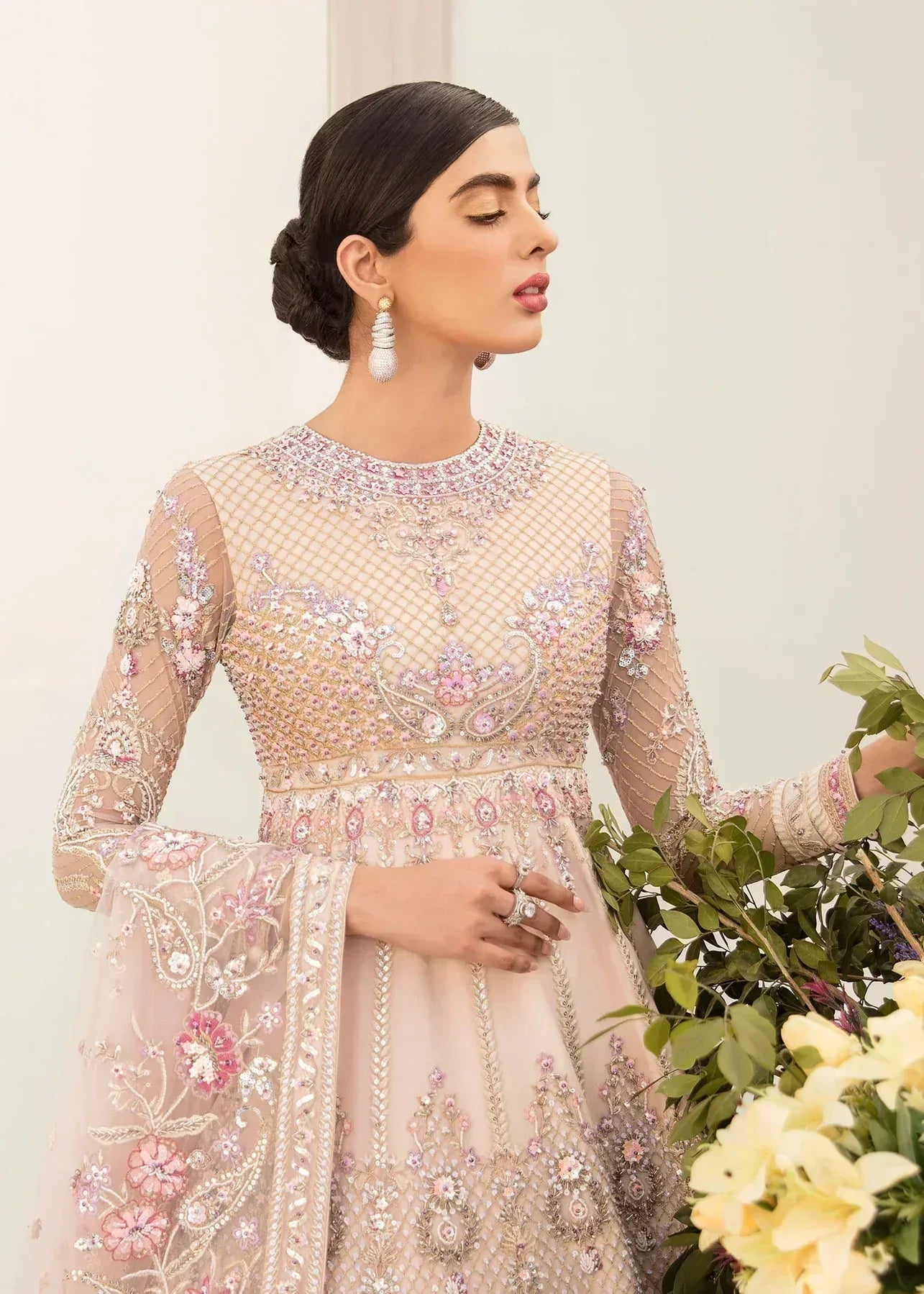 Akbar Aslam | Orphic Bridals | Bonita - Aqsa Fabrics