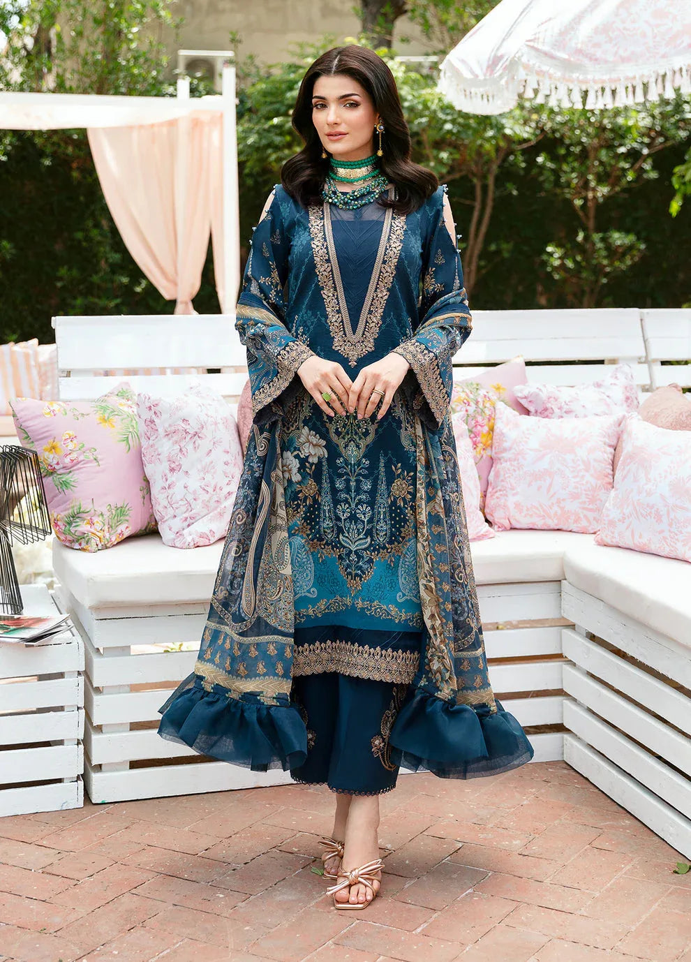 Gulaal | Summer Glow Lawn 24 | SYLVIYA (GL-L-24V3-01) - Aqsa Fabrics