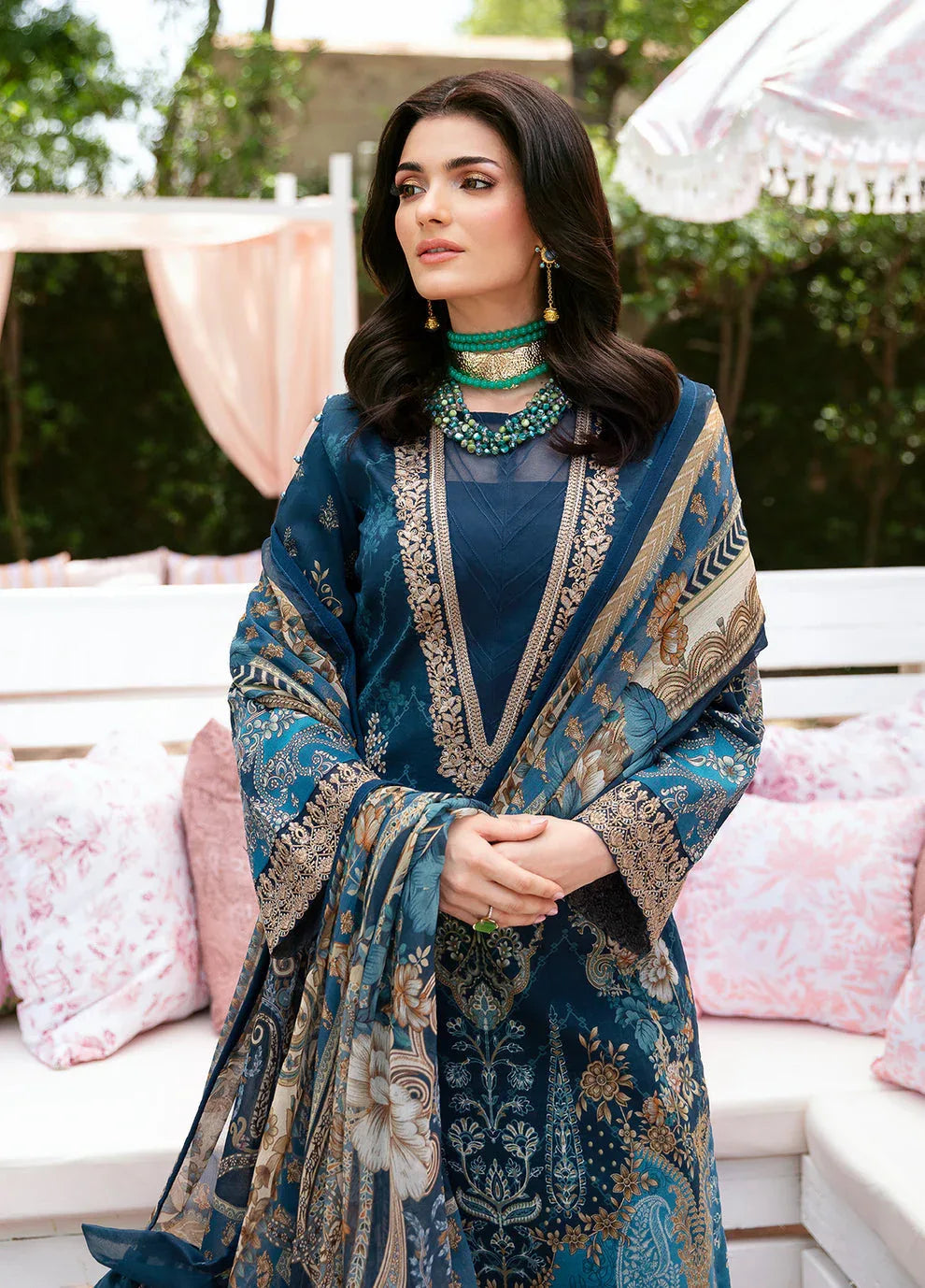 Gulaal | Summer Glow Lawn 24 | SYLVIYA (GL-L-24V3-01) - Aqsa Fabrics