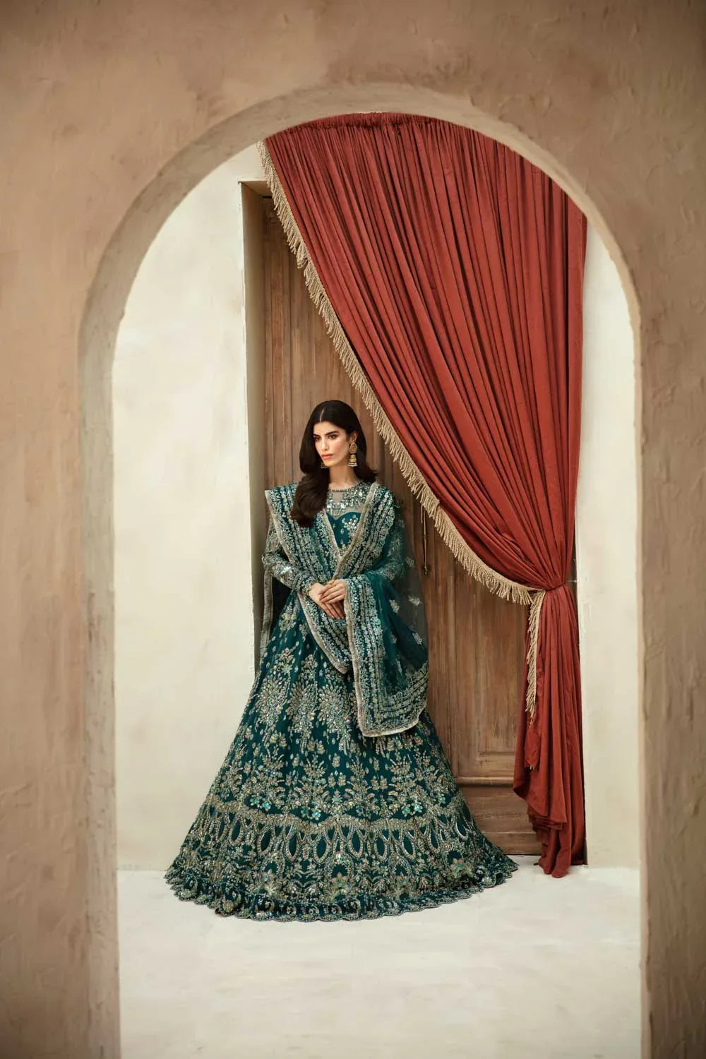 Akbar Aslam | Deewani Wedding Formals | Luxor - Aqsa Fabrics
