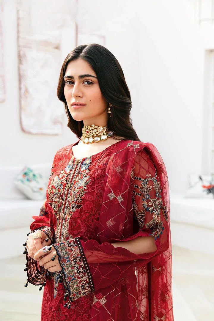 Ramsha | Chevron Chiffon Collection | A-803 - Aqsa Fabrics