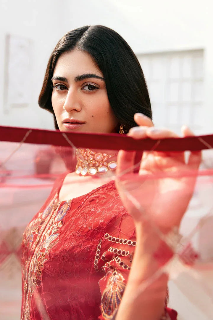 Ramsha | Chevron Chiffon Collection | A-803 - Aqsa Fabrics