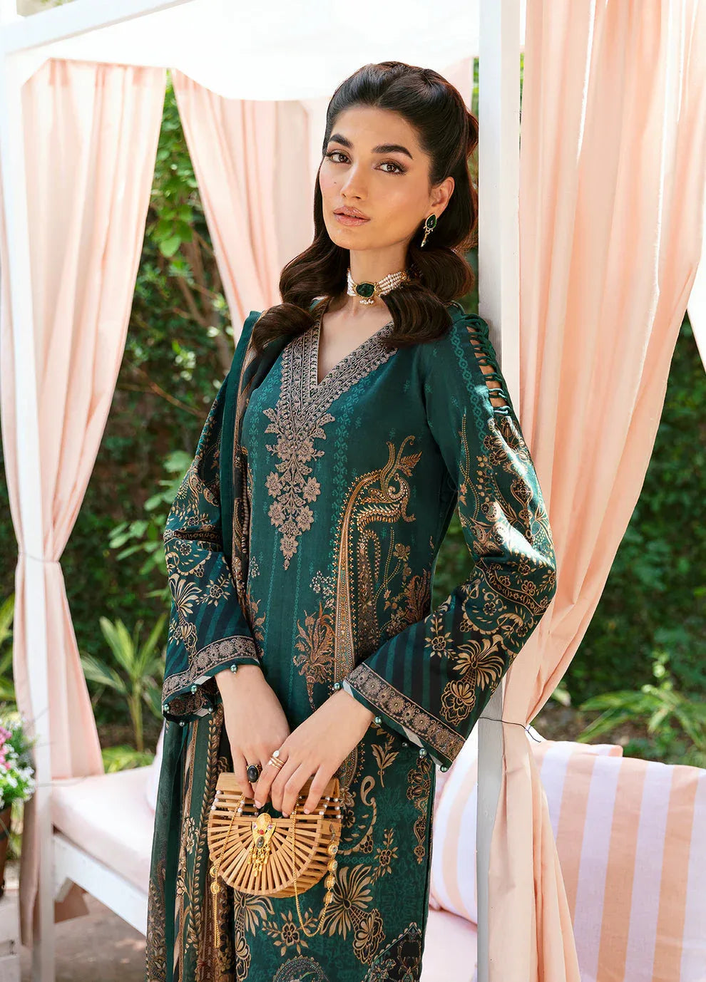 Gulaal | Summer Glow Lawn 24 | EMMELINE (GL-L-24V3-08) - Aqsa Fabrics
