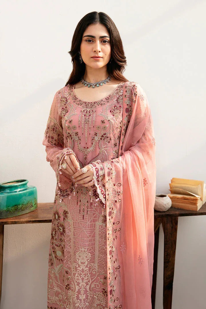 Ramsha | Chevron Chiffon Collection | A-805 - Aqsa Fabrics
