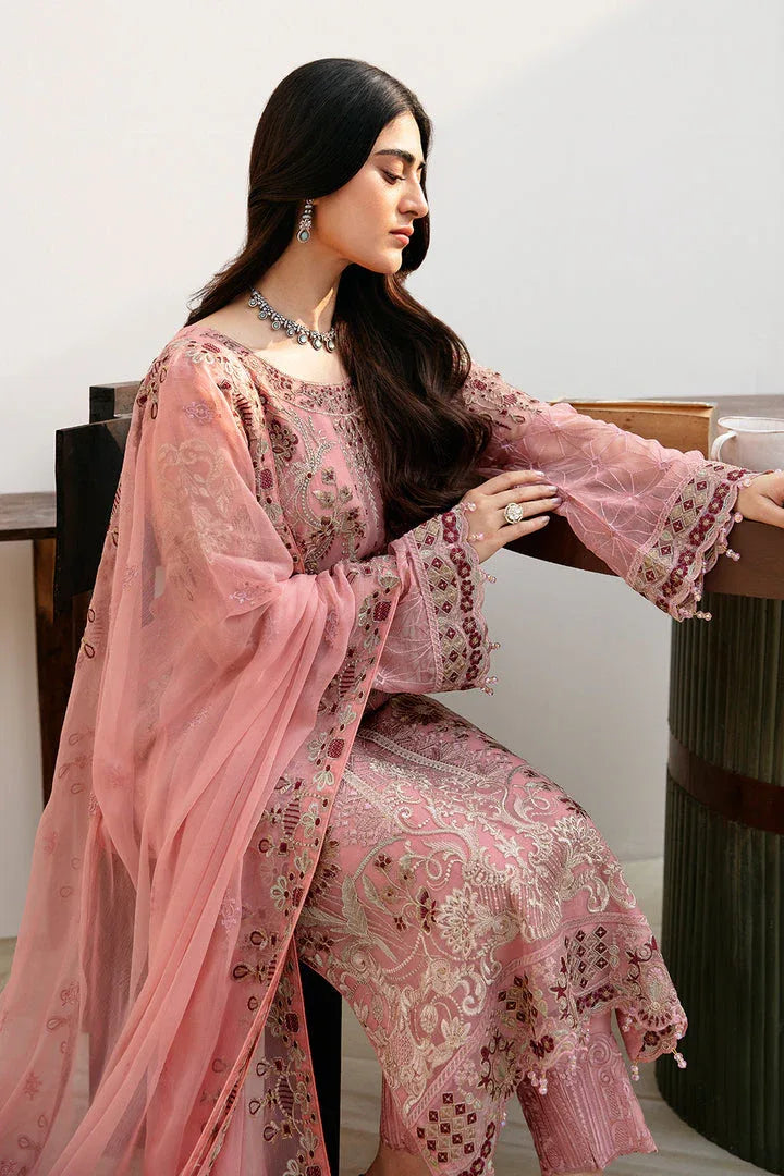 Ramsha | Chevron Chiffon Collection | A-805 - Aqsa Fabrics