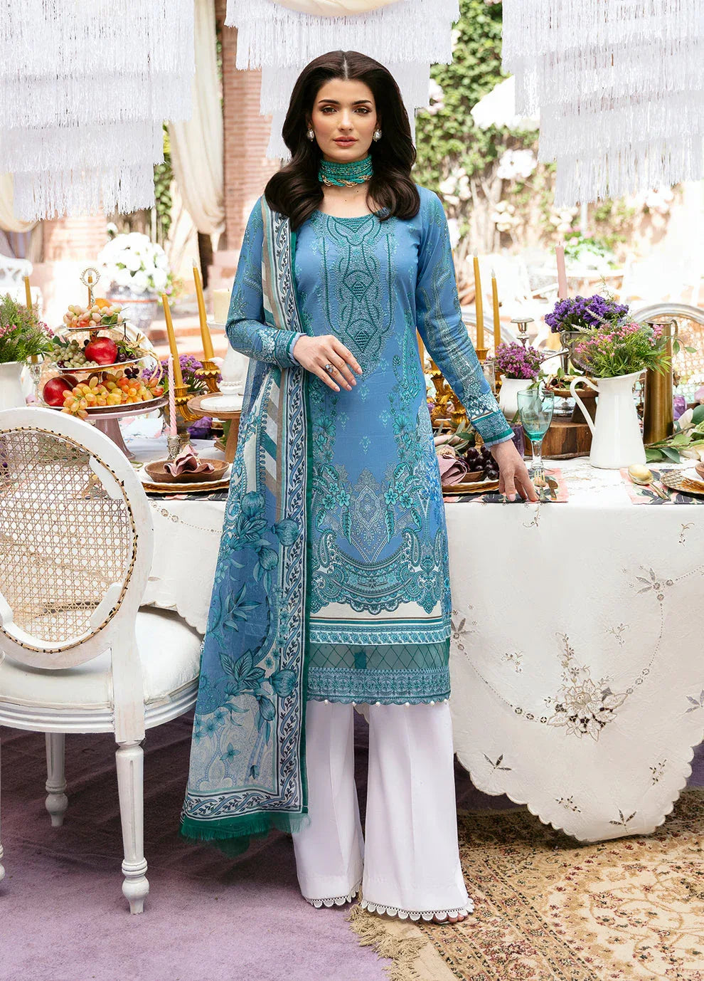 Gulaal | Summer Glow Lawn 24 | ELAINE (GL-L-24V3-07) - Aqsa Fabrics