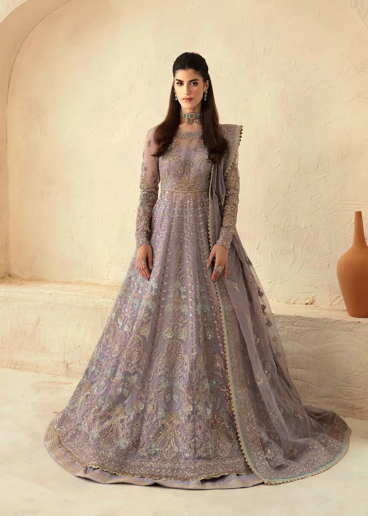 Akbar Aslam | Deewani Wedding Formals | Lilia - Aqsa Fabrics