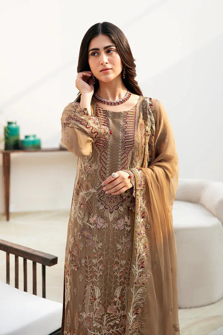 Ramsha | Chevron Chiffon Collection | A-812 - Aqsa Fabrics