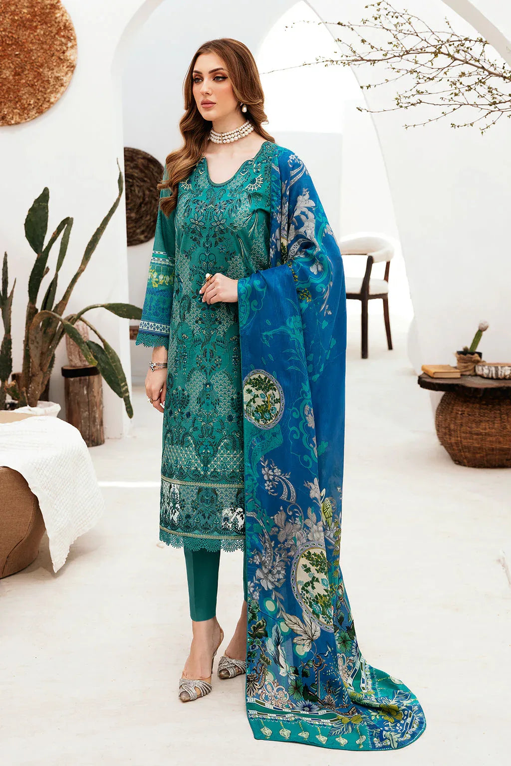 Ramsha | Ghazal Lawn 24 | G-206 - Aqsa Fabrics