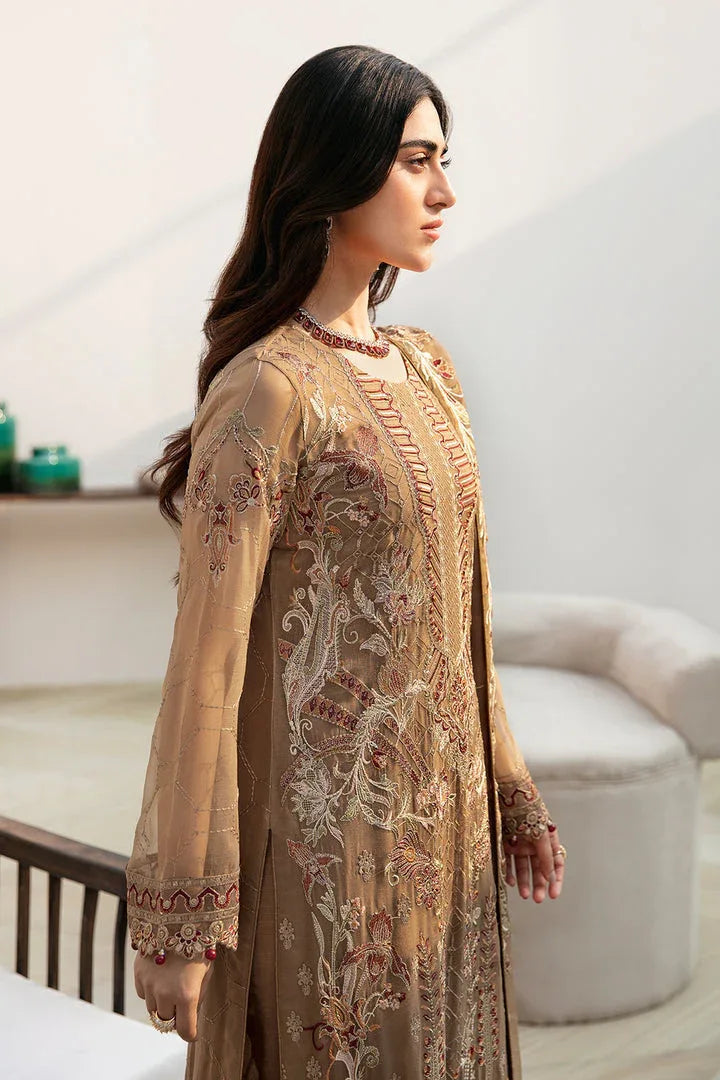 Ramsha | Chevron Chiffon Collection | A-812 - Aqsa Fabrics