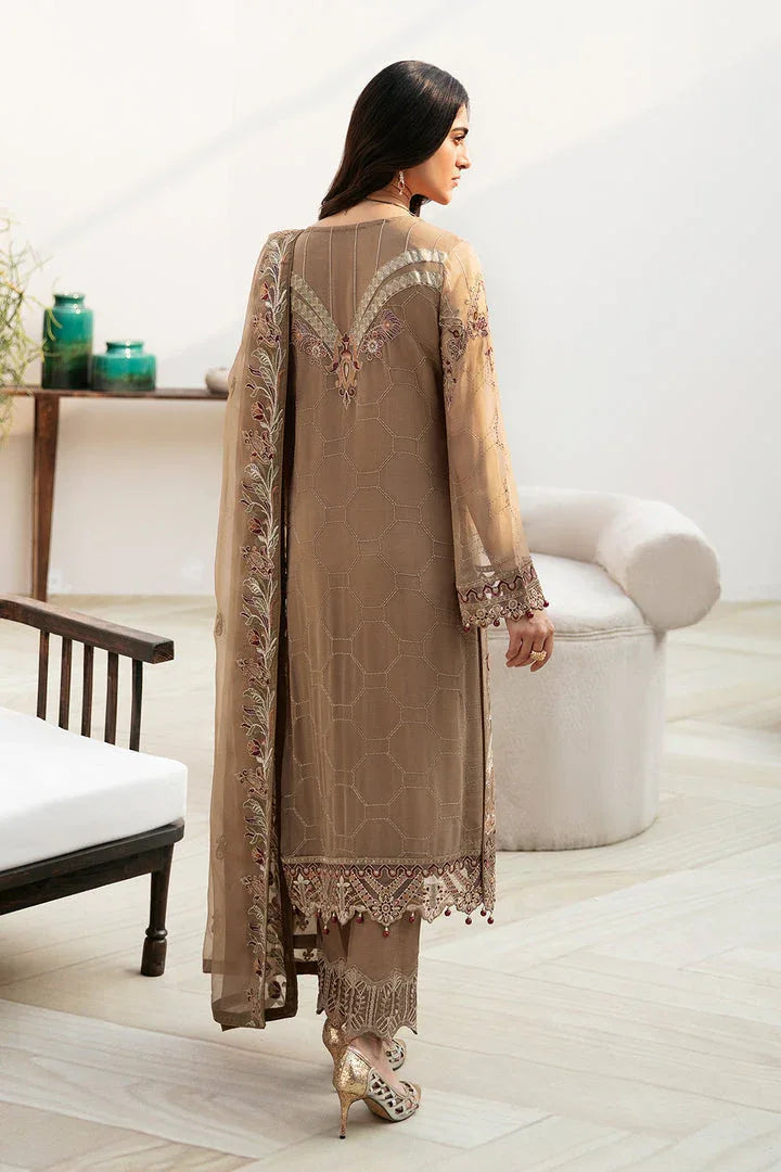 Ramsha | Chevron Chiffon Collection | A-812 - Aqsa Fabrics
