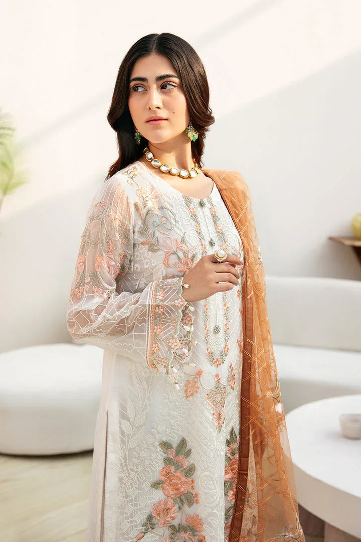 Ramsha | Chevron Chiffon Collection | A-808 - Aqsa Fabrics