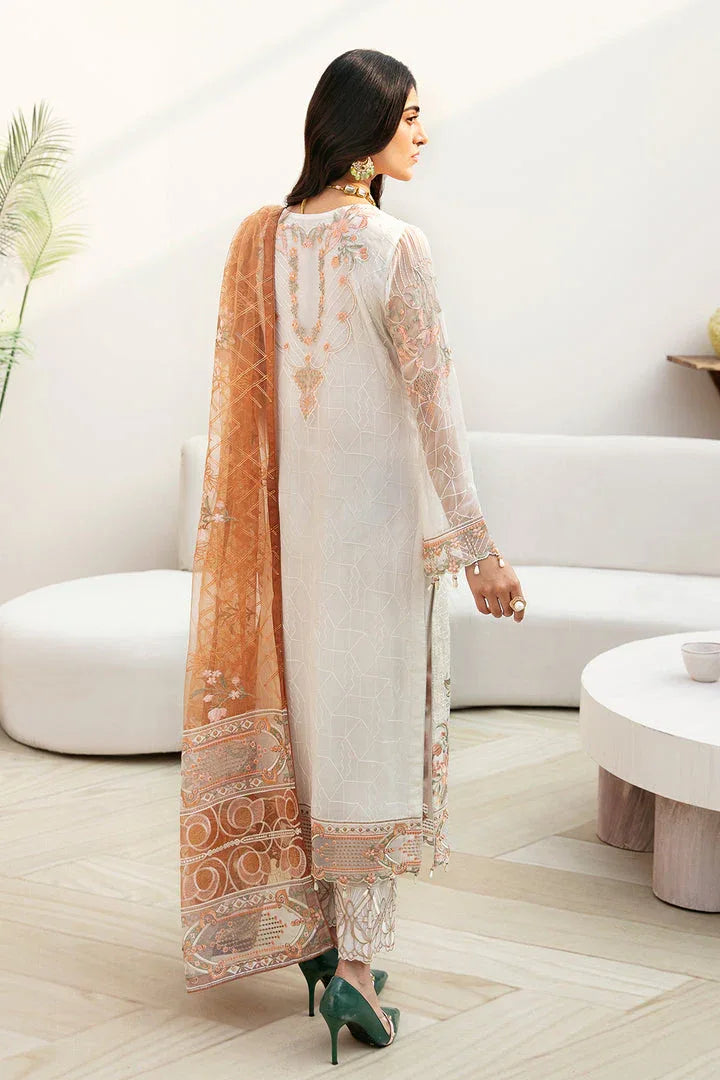 Ramsha | Chevron Chiffon Collection | A-808 - Aqsa Fabrics