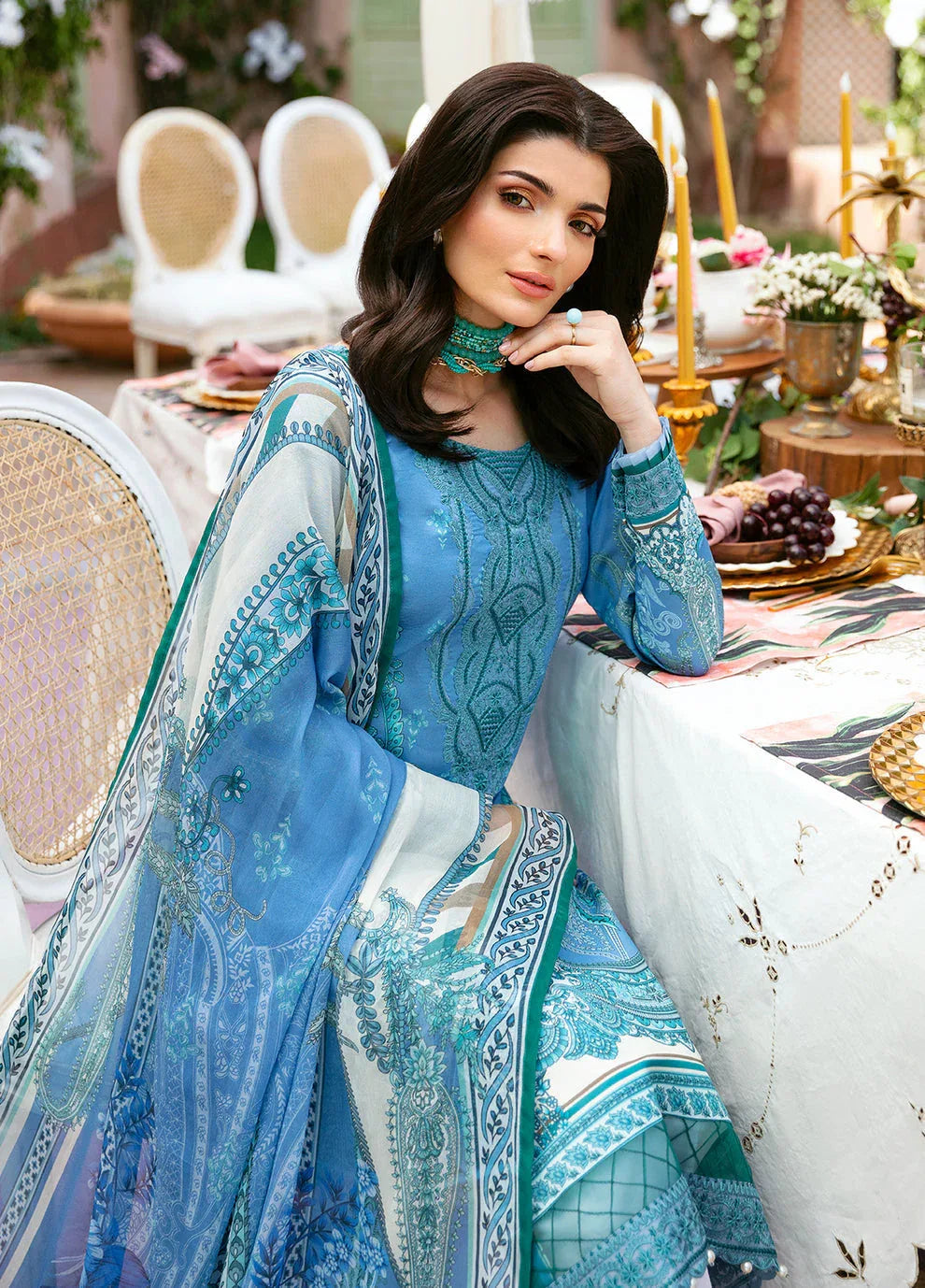 Gulaal | Summer Glow Lawn 24 | ELAINE (GL-L-24V3-07) - Aqsa Fabrics