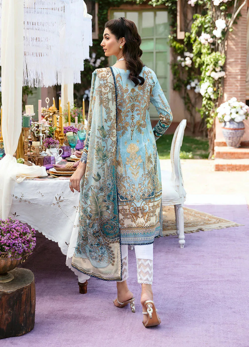 Gulaal | Summer Glow Lawn 24 | AMAYRAH (GL-L-24V3-02) - Aqsa Fabrics
