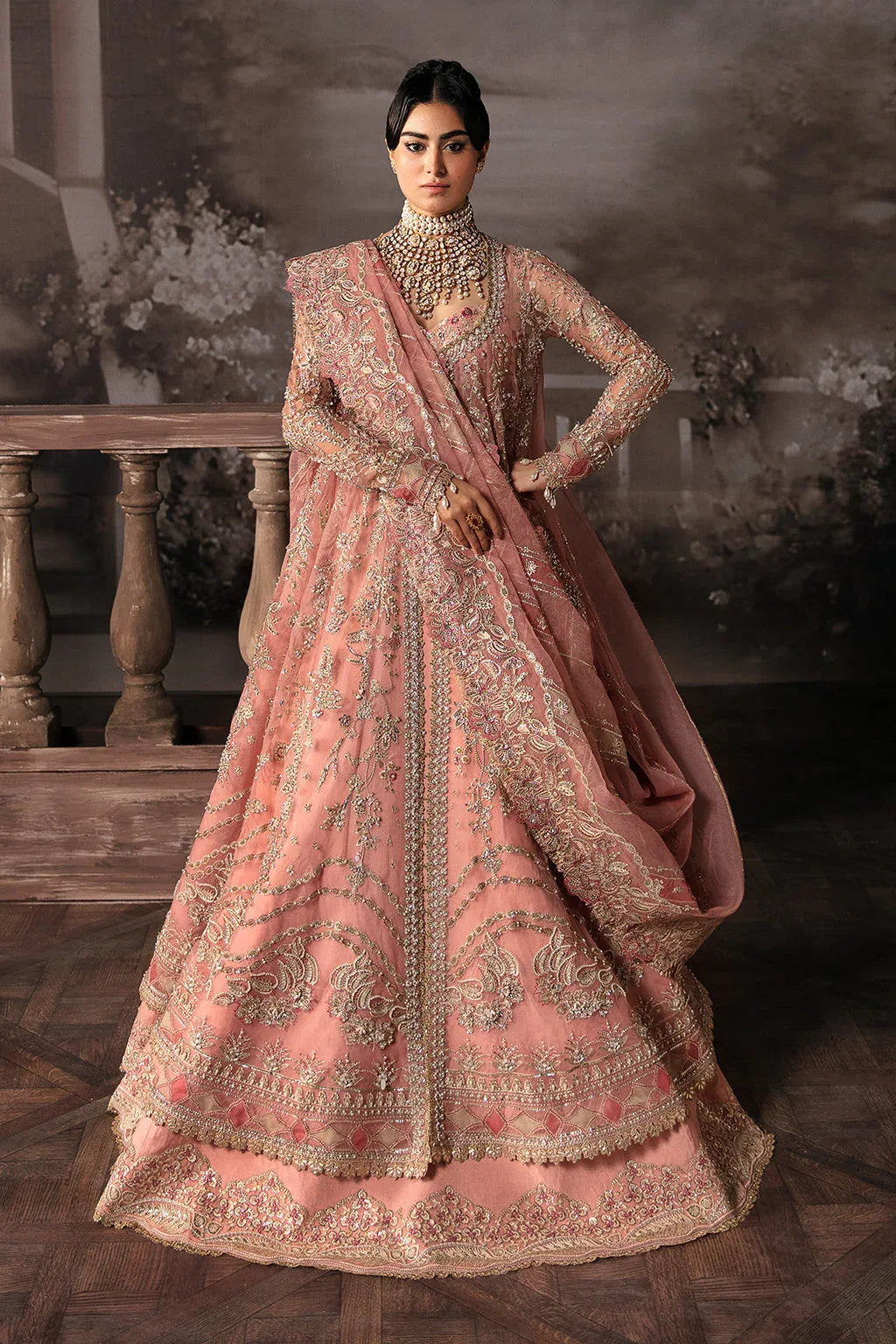 Afrozeh-The Brides Wedding Formal 3Pc Suit AFB-V1-06 Victoria - Aqsa Fabrics