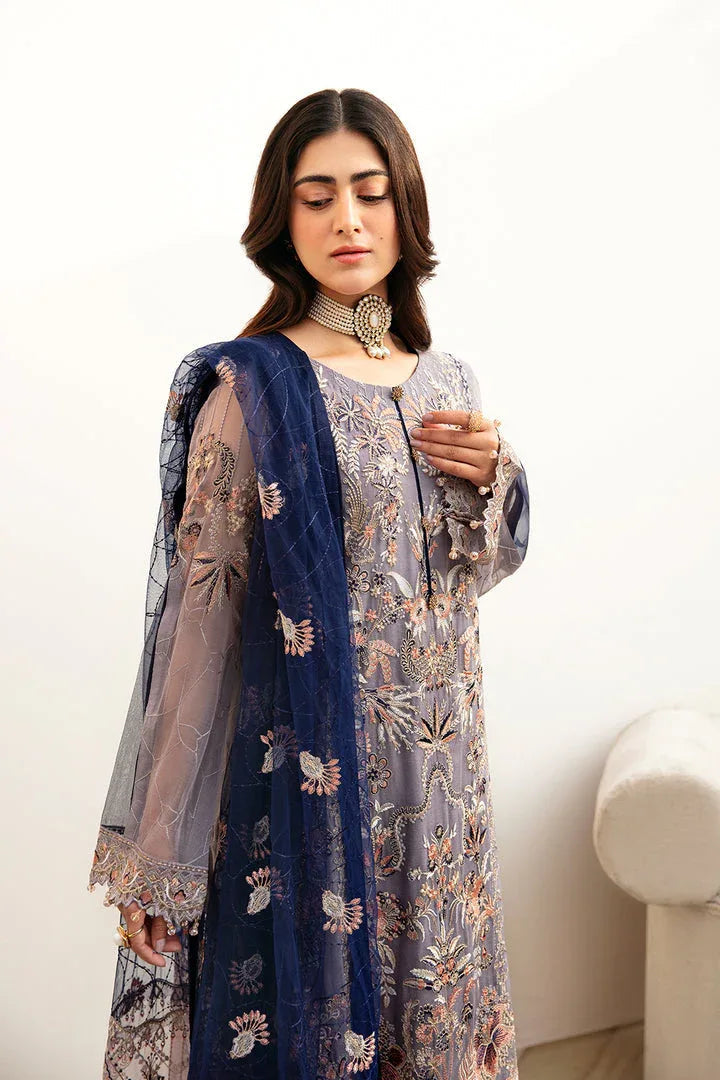 Ramsha | Chevron Chiffon Collection | A-809 - Aqsa Fabrics