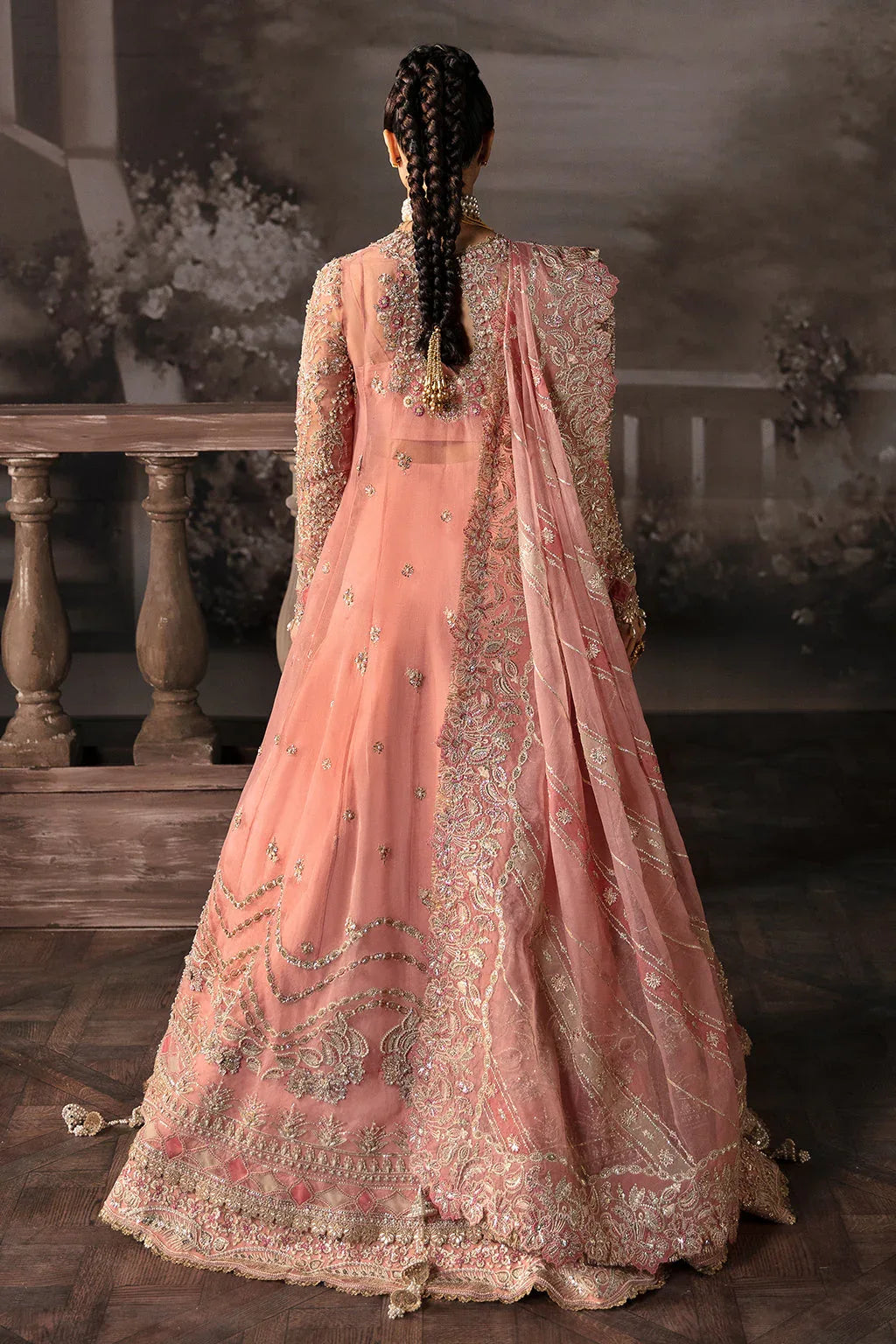 Afrozeh-The Brides Wedding Formal 3Pc Suit AFB-V1-06 Victoria - Aqsa Fabrics