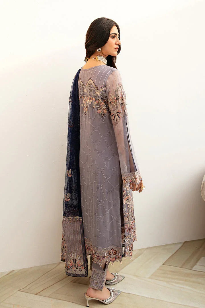 Ramsha | Chevron Chiffon Collection | A-809 - Aqsa Fabrics